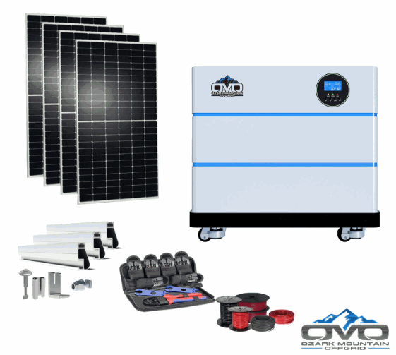 OMO Stackable 120V All-in-ONE Solar System Kits – Ozark Mountain