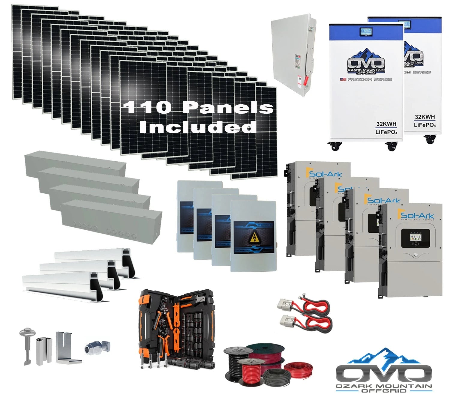 60kW Solar Packages | Commercial Off-Grid Power Systems – Ozark