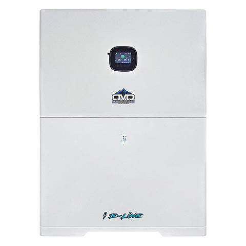 Load image into Gallery viewer, 3.3KW Complete Offgrid Solar Kit + 10K 120V/240V OMO E-Line Inverter + 10.24KW OMO E-Line Lithium Battery +3.3KW Solar with Roof Mount and Wiring