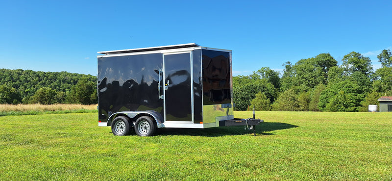 Load image into Gallery viewer, 12' Enclosed SOLAR POWERED Offgrid Self-Sufficient Trailer BASE MODEL