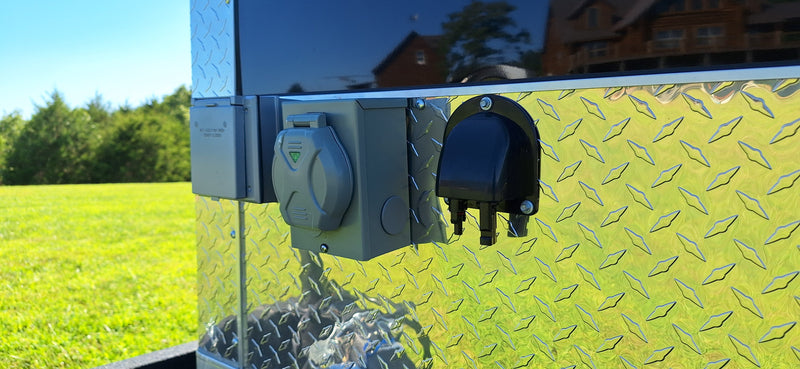 Load image into Gallery viewer, 12' Enclosed SOLAR POWERED Offgrid Self-Sufficient Trailer BASE MODEL