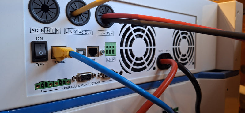 Load image into Gallery viewer, 5.5KW OMO All-In-One Customizable Stacking Inverter/Battery System 5500W Inverter + 10.24K Lithium Battery + 5.5KW Solar Roof Mount