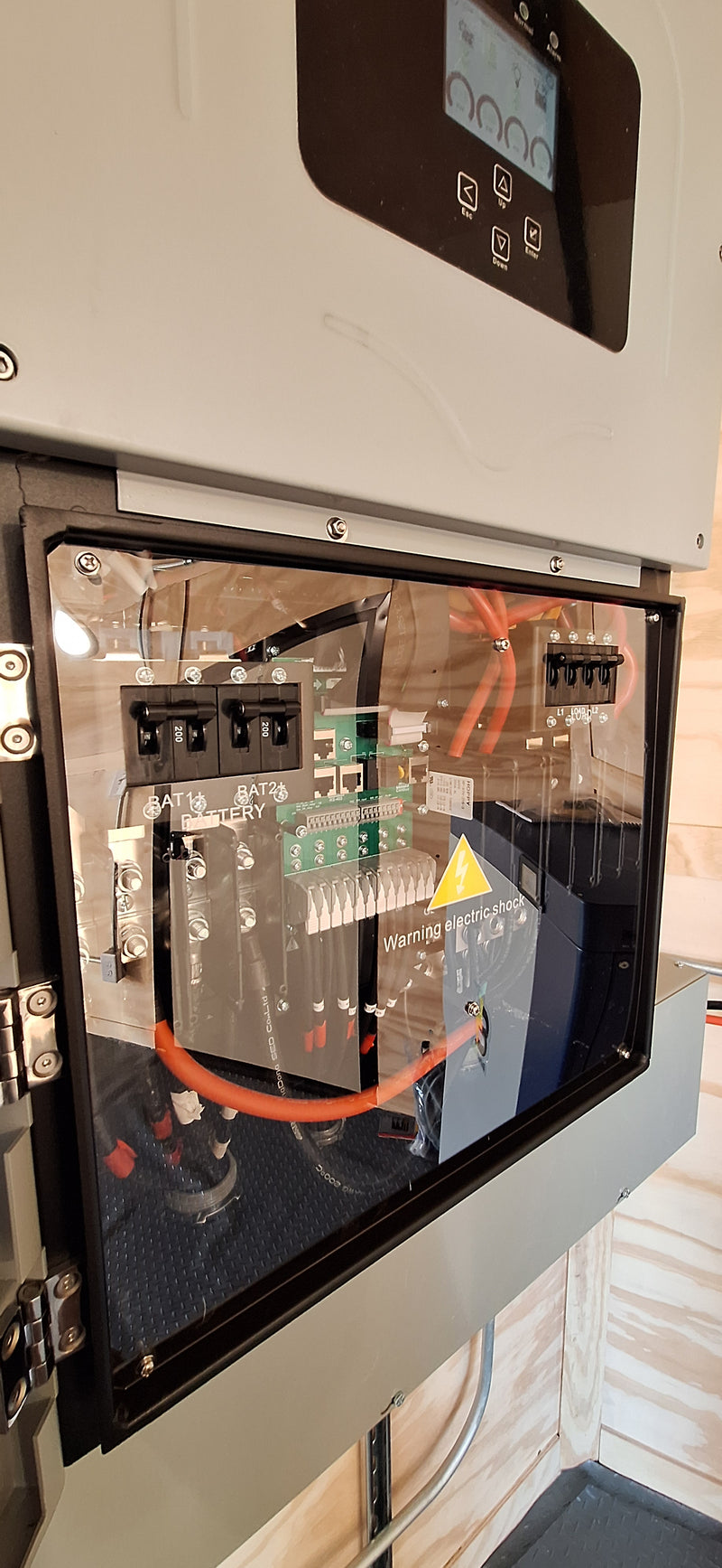 Load image into Gallery viewer, 16' Enclosed SOLAR POWERED Offgrid Self-Sufficient Trailer - SOL-ARK 15K Version with 32K Lithium Battery