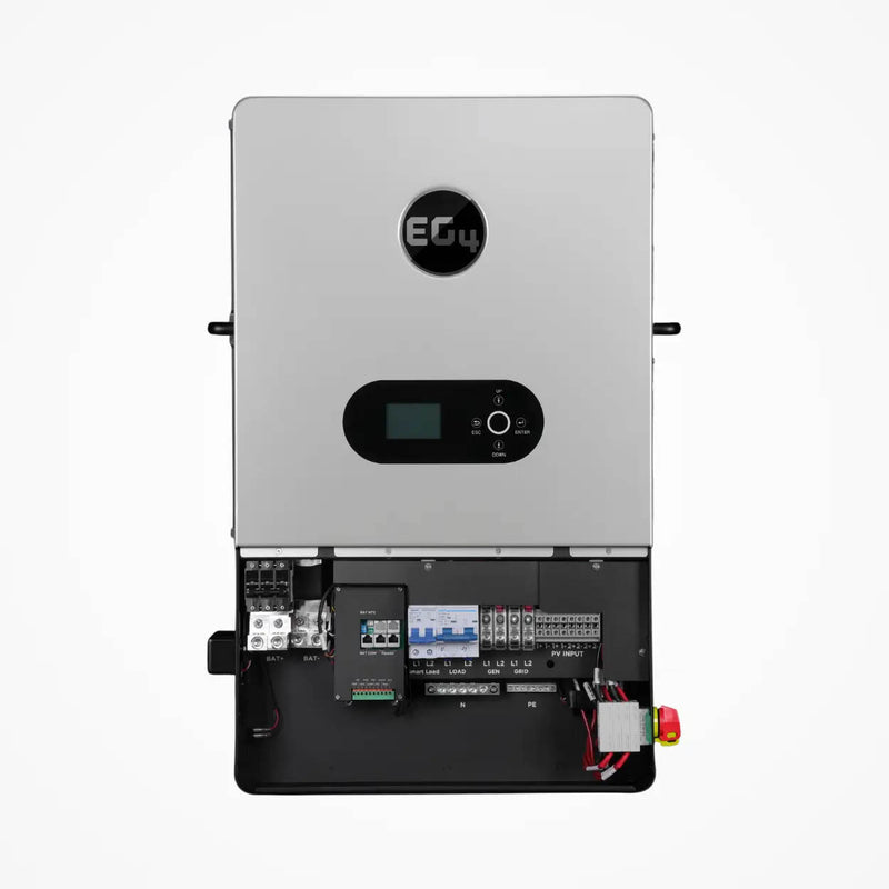 Load image into Gallery viewer, 2.2KW Complete Offgrid Solar Kit + 12K EG4 12000XP Inverter + 16KW OMO 48V Liberty Lithium Battery + 2.2KW Solar with Roof Mounting Rails and Wiring
