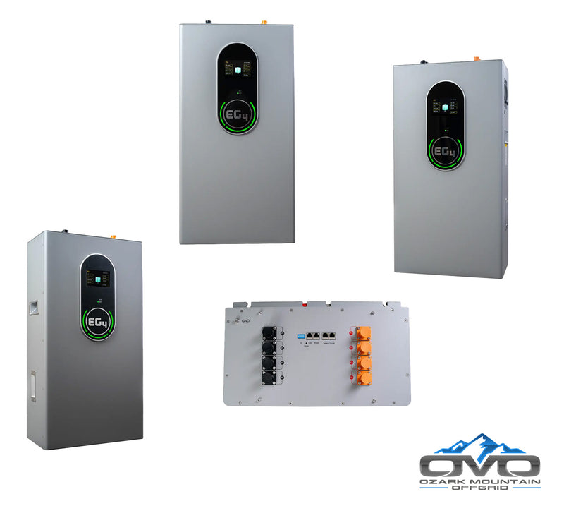 Load image into Gallery viewer, 10KW Complete Offgrid Solar Kit + EG4 FlexBOSS21 + 14.3KW 48V EG4 Lithium Indoor Wall Battery + 11KW Solar with Roof Mounting Rails and Wiring