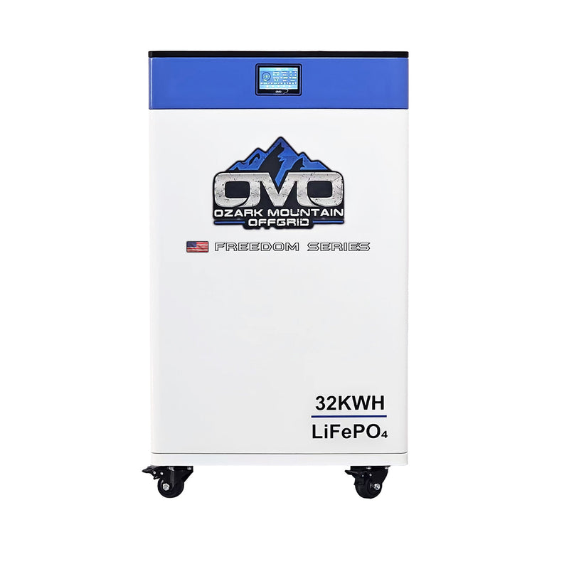 Load image into Gallery viewer, 15K Sol-Ark Inverter Pure Sine Split Phase 110/220V Inverter + 32kWh OMO 48V Freedom Series Lithium Battery