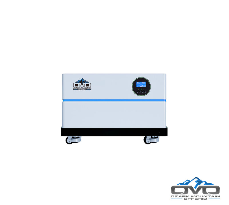 Load image into Gallery viewer, OMO All-In-One Customizable Stacking Inverter/Battery System 5500W Inverter + 5.12KW Lithium Battery