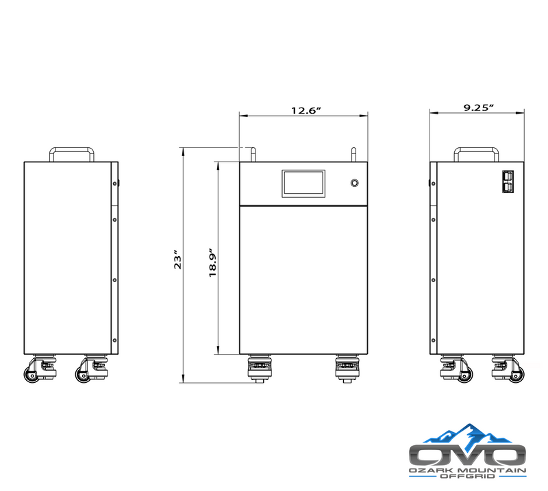 Load image into Gallery viewer, OMO Liberty Series 48V 5.3KW LifePO4 Lithium Battery IN STOCK NOW!