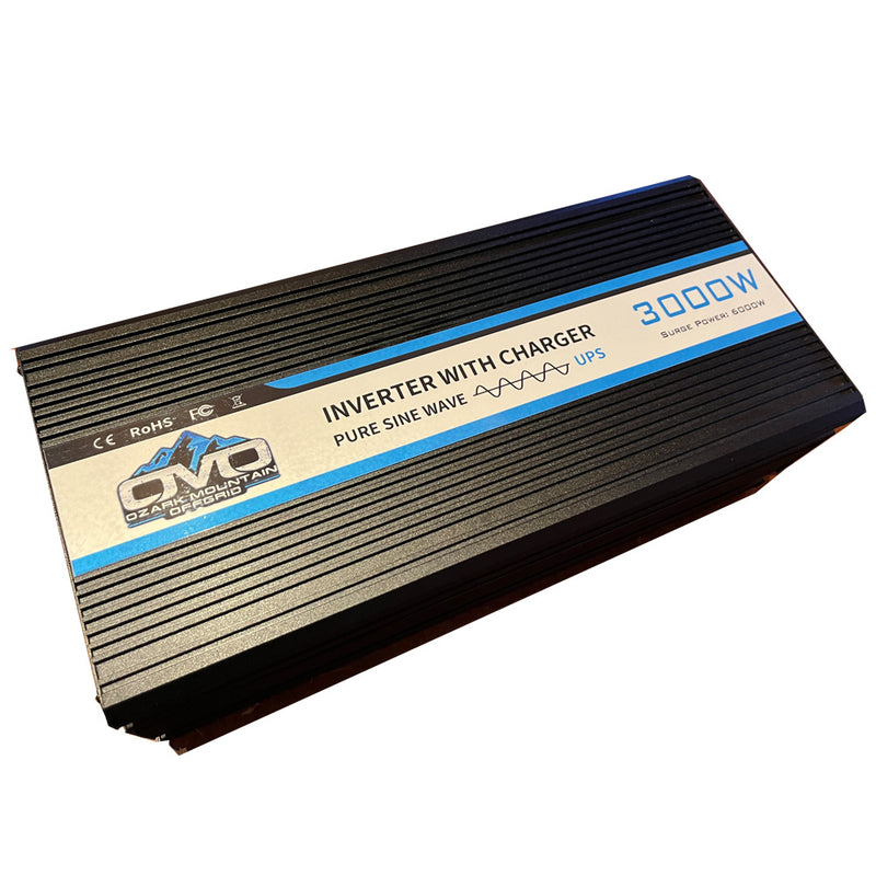 Load image into Gallery viewer, OMO 3000W Power Inverter 48V - 6000W Surge