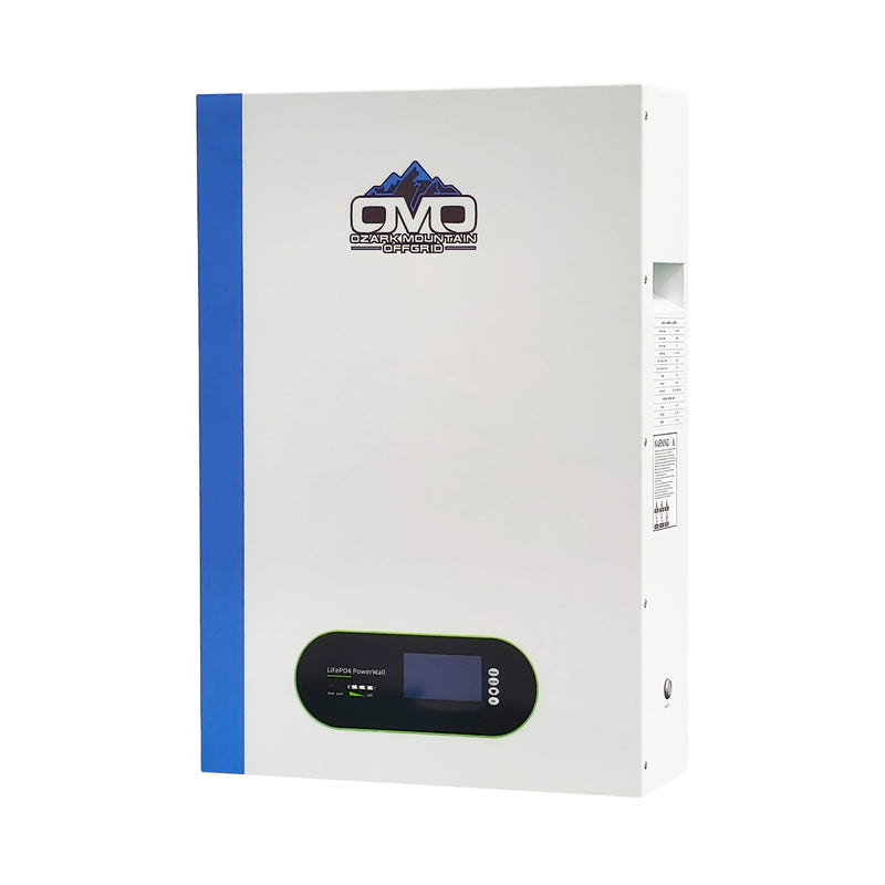 Load image into Gallery viewer, 2.2KW Offgrid Solar Kit + 5.12KW 48V OMO Patriot Lithium Battery + 4KW AIMS Split Phase 110/220V Inverter