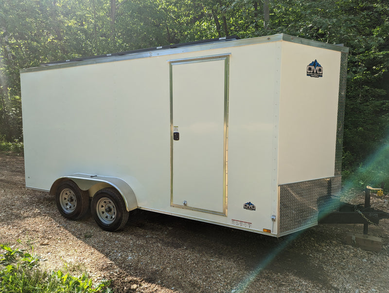 Load image into Gallery viewer, 16' Enclosed SOLAR POWERED Offgrid Self-Sufficient Trailer BASE MODEL
