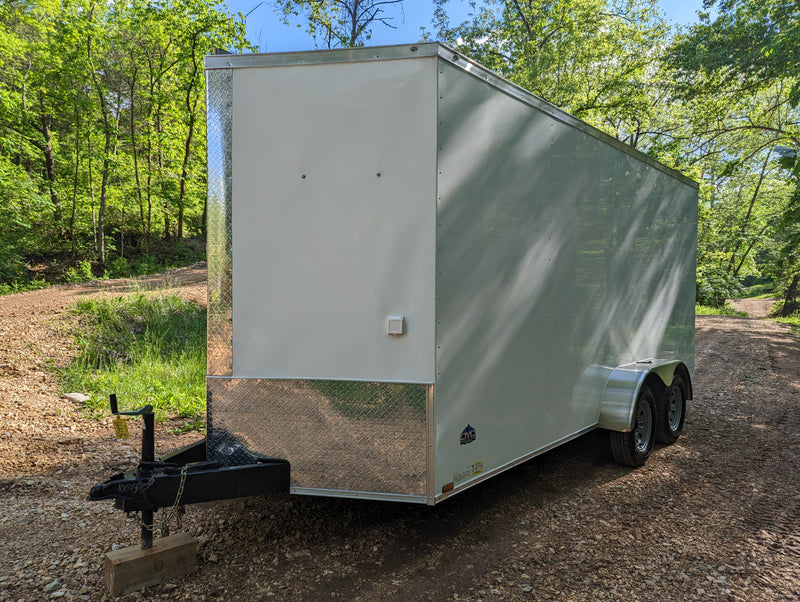 Load image into Gallery viewer, 16' Enclosed SOLAR POWERED Offgrid Self-Sufficient Trailer BASE MODEL