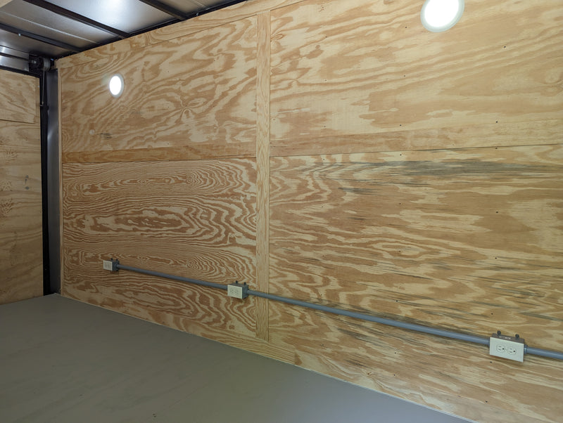 Load image into Gallery viewer, 12' Enclosed SOLAR POWERED Offgrid Self-Sufficient Trailer BASE MODEL