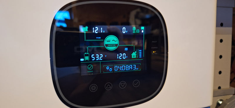 Load image into Gallery viewer, 5.5KW OMO All-In-One Customizable Stacking Inverter/Battery System 5500W Inverter + 10.24K Lithium Battery + 5.5KW Solar Roof Mount