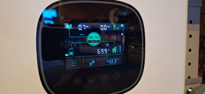 Load image into Gallery viewer, 5.5KW OMO All-In-One Customizable Stacking Inverter/Battery System 5500W Inverter + 10.24K Lithium Battery + 5.5KW Solar Roof Mount