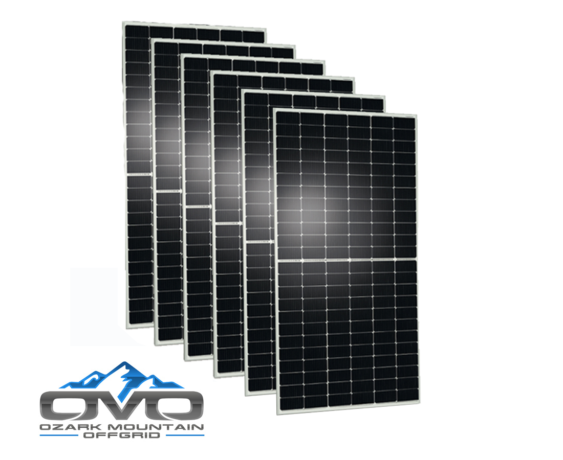 6 Pack - ZNshine 550 Watt Bi-Facial Mono Solar Panel 144 6 Pack - ZNshine 550 Watt Bi-Facial Mono Solar Panel 144