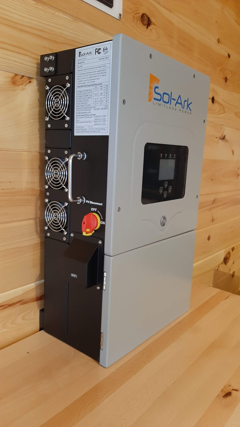 Load image into Gallery viewer, 6KW Complete Offgrid Solar Kit + 15K Sol-Ark Inverter +6.48KW Solar with Mounting Rails and Wiring