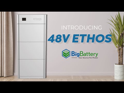 Load and play video in Gallery viewer, 48V BigBattery ETHOS LifePO4 Stackable IP65 Lithium Battery - 200Ah - 10.2kWh
