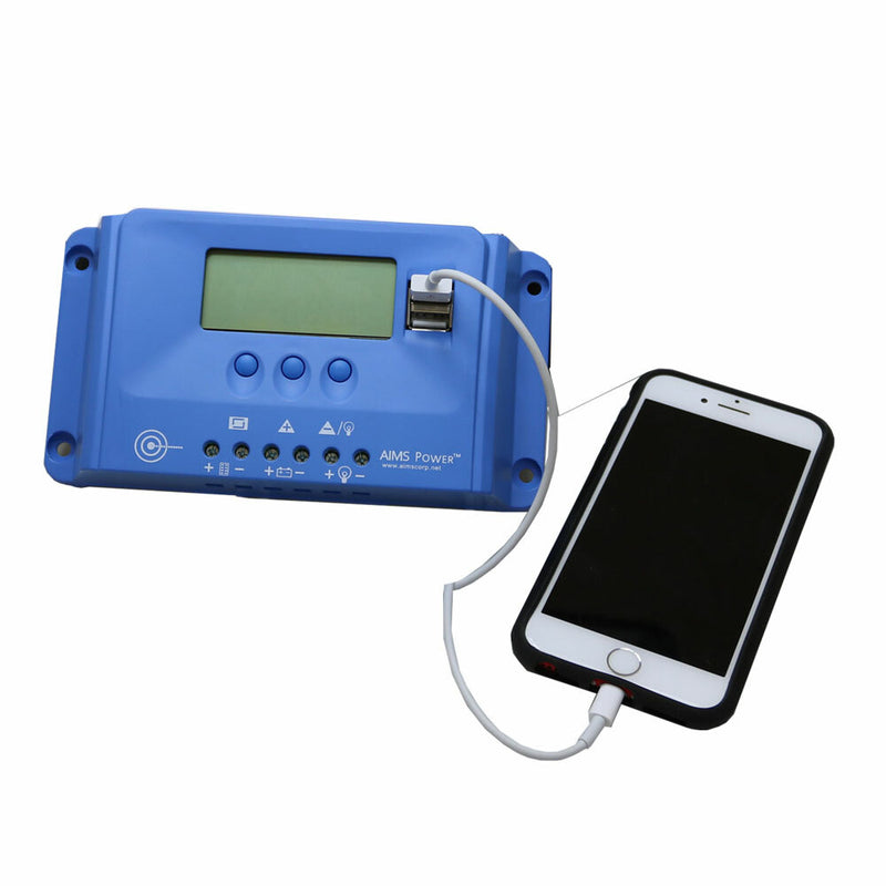 Load image into Gallery viewer, 10 AMP Solar Charge Controller PWM 12/24 VDC