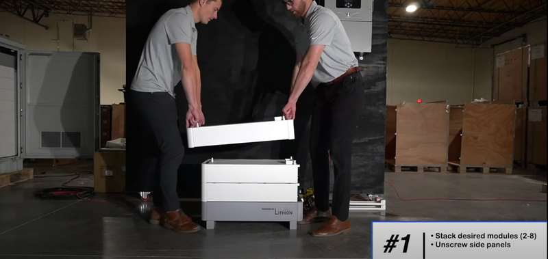 Load image into Gallery viewer, 25KW Complete Offgrid Solar Kit - 9.6kWh Lithium Battery + 2x15K Sol Ark Inverter +26.4KW Solar with Ground Mount and Wiring