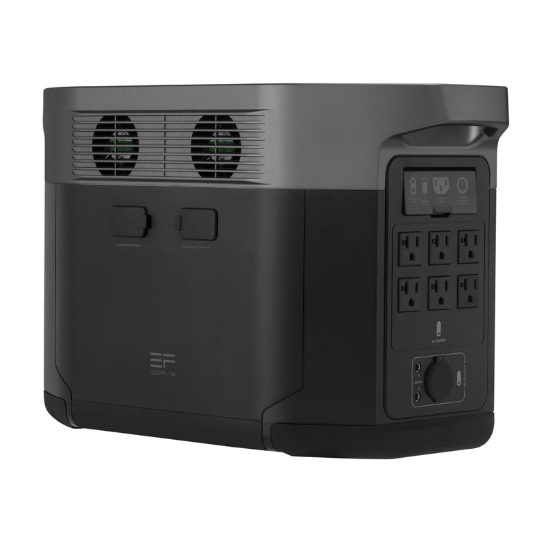 Load image into Gallery viewer, EcoFlow DELTA Max 2 - 2400 Watt Solar Generator / 2016wh Lithium Storage / 1300w Solar Complete Offgrid Kit