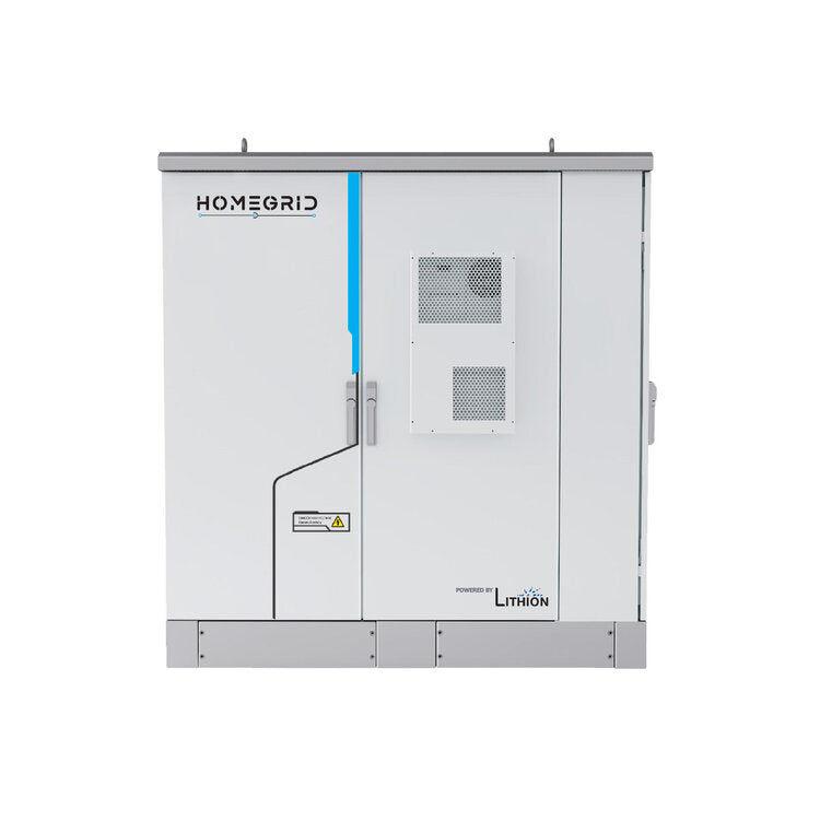 Load image into Gallery viewer, HomeGrid PowerCube Power Station - 15K Sol Ark + 19.2kWh Lithium Bank + Temp Controlled Enclosure
