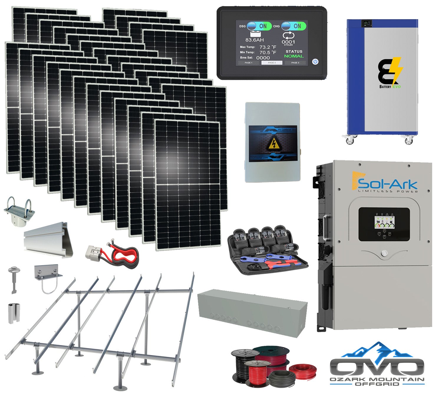 Best Off Grid Solar Kit ( 15KW ) – Ozark Mountain Offgrid