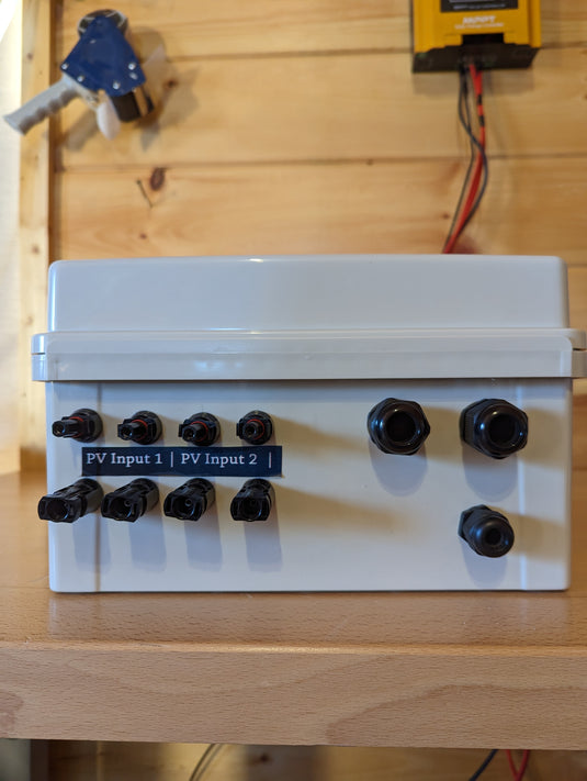Combiner Box - 4 String Input - 2 Circuits Output - Built for Sol-Ark 12K Installations