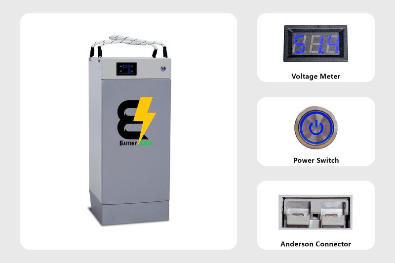 Load image into Gallery viewer, 48V BatteryEVO Husky LifePO4 Lithium Battery - 105Ah - 5.3kWh
