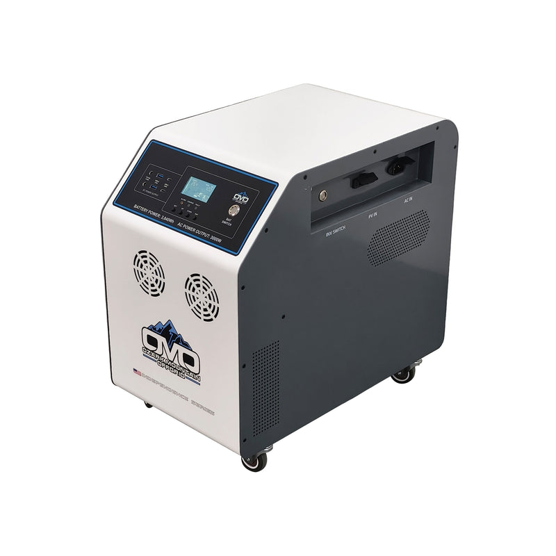 Load image into Gallery viewer, 2.2KW Complete Offgrid Solar Kit + OMO Independence 3840Wh Lithium Battery Power Station with Roof Mount
