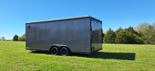 20' Enclosed SOLAR POWERED Offgrid Self-Sufficient Trailer - SOL-ARK 15K Version with 30K Lithium Battery