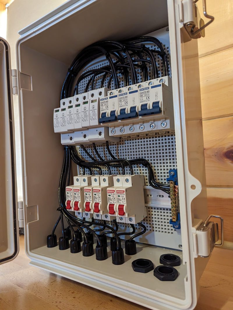 Load image into Gallery viewer, Combiner Box - 6 String Input - 3 Circuits Output - Built for Sol-Ark 15K Installations
