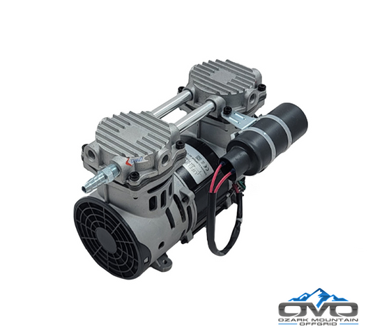 High Flow Solar Pond Aeration - Complete System with LiFePO4 Battery