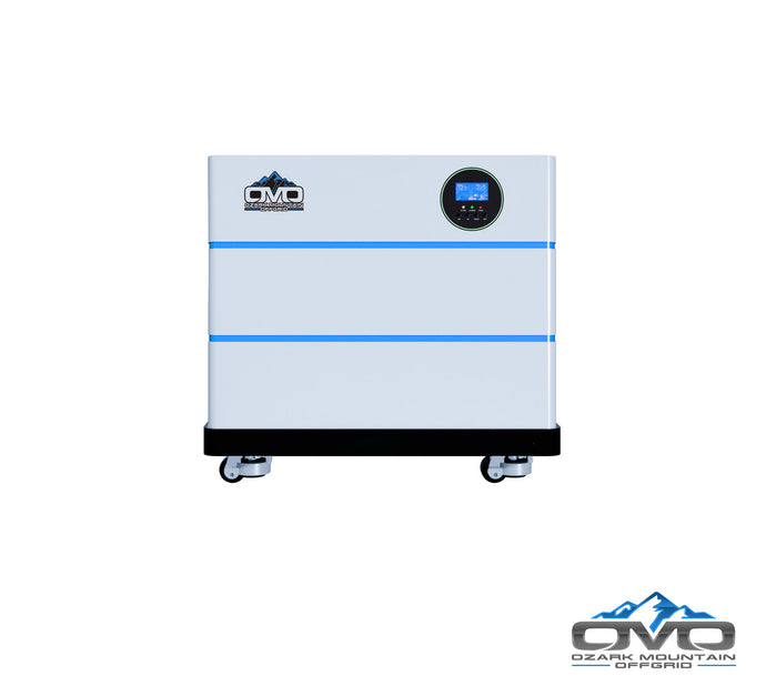 OMO All-In-One Customizable Stacking Inverter/Battery System 5500W Inverter + 10.24KW Lithium Battery