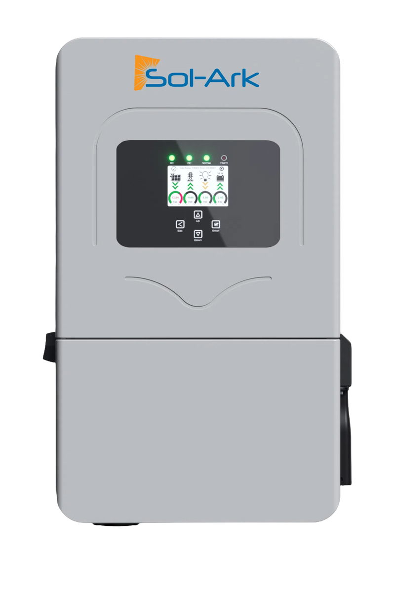 Load image into Gallery viewer, 10KW Complete Offgrid Solar Kit + 12K Sol-Ark Inverter + 2x 32kWh OMO 48V Freedom Series Lithium Battery + 11KW Solar with Sinclair Ground Mount and Wiring
