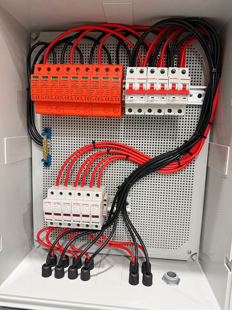 Load image into Gallery viewer, Solar Combiner Box - 6 String Input - 3 Circuits Output - Built for Sol-Ark 15K / 18K Installations
