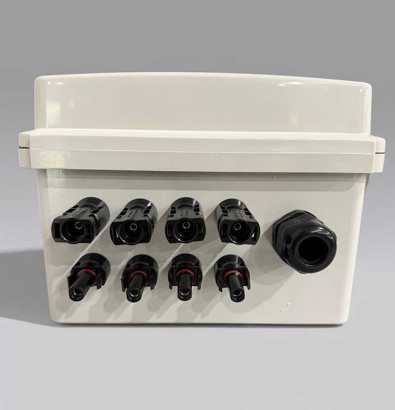 Load image into Gallery viewer, Combiner Box - 4 String Input - 1 Circuit Output

