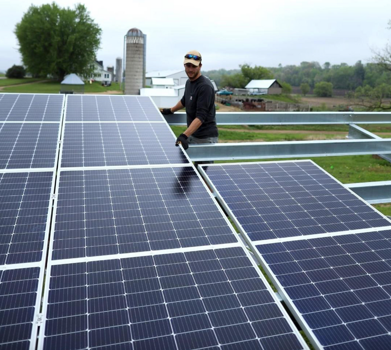 Load image into Gallery viewer, 50KW &quot;THE ULTIMATE&quot; Complete Offgrid Solar Kit - with 2x OMO 32KWH Freedom Series Battery +18K Sol-Ark Inverter + Kubota Generator + EMP Shield + 50.05KW Solar Array Sinclair Ground Mount and Wiring AVAILABLE NOW!
