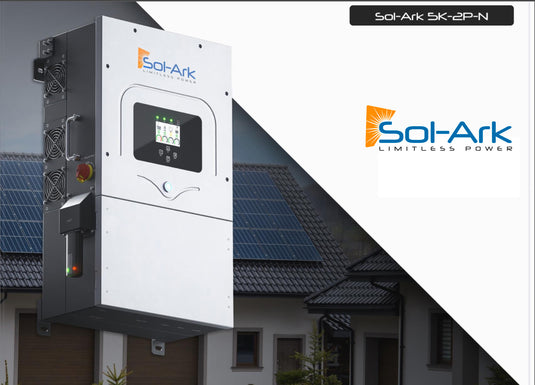 5K Sol-Ark Inverter +5.3kWh BatteryEVO 48V Husky Lithium Battery