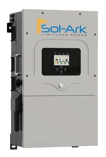 Load image into Gallery viewer, 10KW Complete Offgrid Solar Kit + 15.36kWh Lithium Battery + 15K Sol-Ark Inverter +11KW Solar with Roof Mount Rails and Wiring
