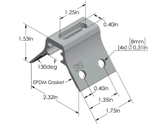 Load image into Gallery viewer, S-5! Rib Bracket - Metal Roof Clamp
