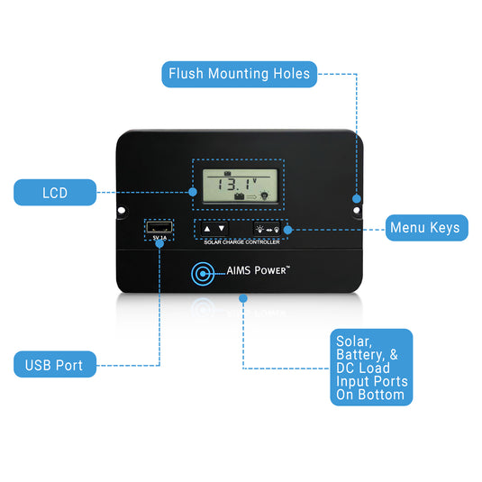 Battery Load Controller Efficient Power Management Solar Charge Controllers – Ozark Mountain ...
