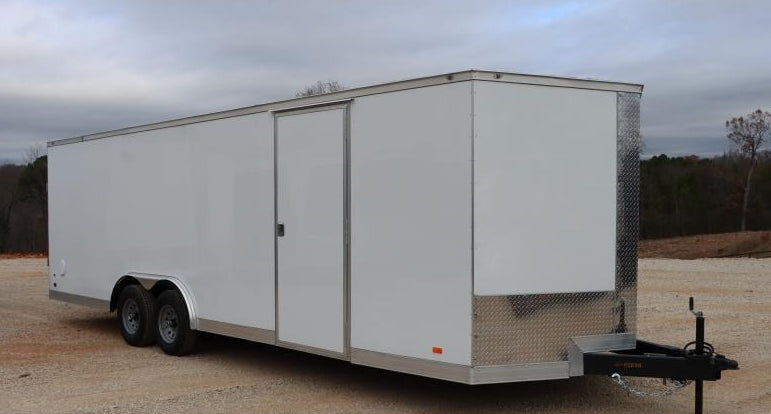 Load image into Gallery viewer, 16&#39; Enclosed SOLAR POWERED Offgrid Self-Sufficient Trailer
