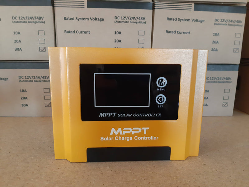 Load image into Gallery viewer, 30 Amp MPPT Solar Charge Controller with LCD Display
