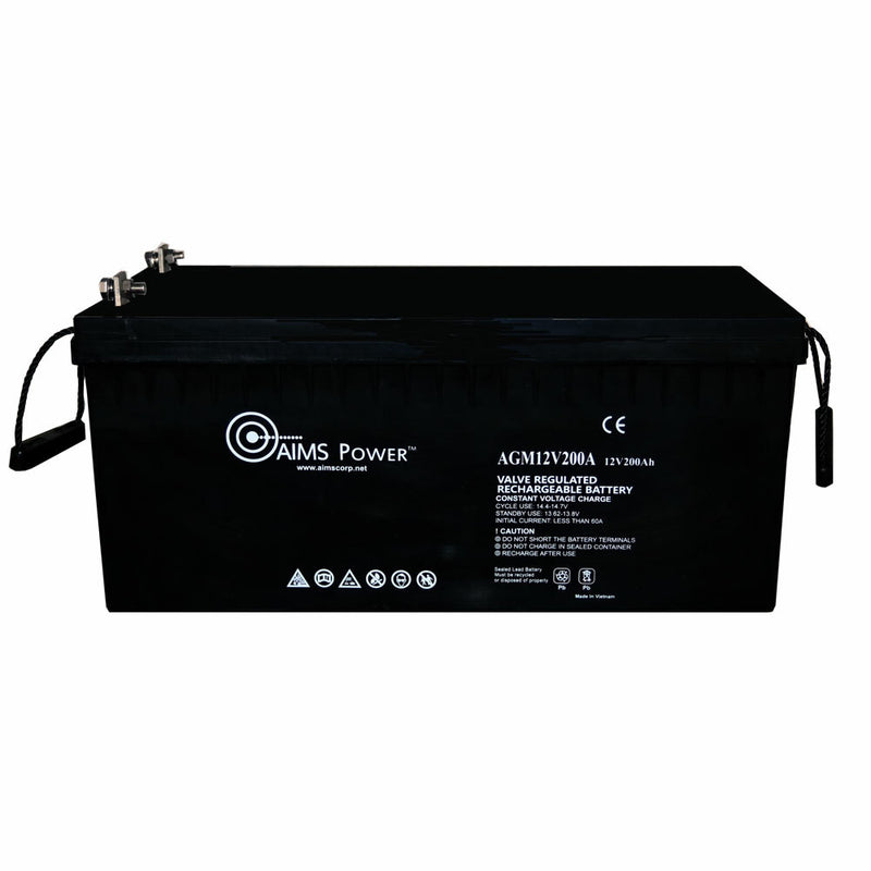 Load image into Gallery viewer, AIMS 12V 200AH AGM Deep Cycle Heavy Duty Battery
